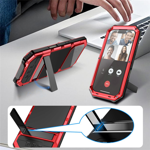 Carcasă blindată R-JUST cu suport pentru iPhone 17