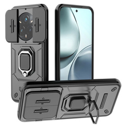 Husă blindată pentru Realme 14 Pro+ 5G, CamShield Slide, negru