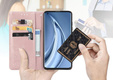 Cu clapetă pentru Motorola Edge 50 Fusion 5G, Mandala, roz