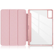 Husă pentru Xiaomi Redmi Pad SE 11", Smartcase Hybrid, cu spațiu pentru stylus, roz