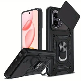 Husă blindată pentru Honor 400 5G, CamShield Slide, negru