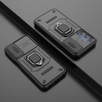 Husă pentru Samsung Galaxy M34, KickStand Camera Lens, negru
