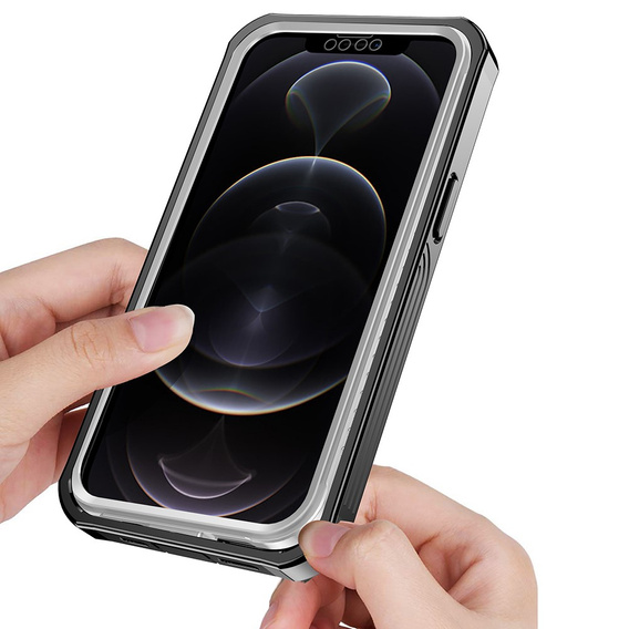 Carcasă pentru iPhone 13 Pro Max, Shockproof, cu folie, albastru