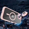 Husă pentru iPhone 13, ERBORD Impact Guard, MagSafe, roz