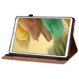 Husa pentru Samsung Galaxy Tab A7 Lite, Wallet Pen Slot, maro