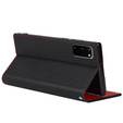 Husă din piele pentru Samsung Galaxy S20, ERBORD Grain Leather, negru