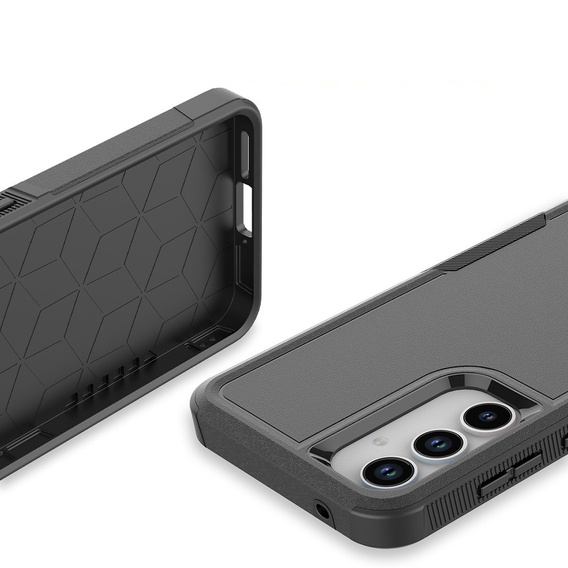 Husa blindată pentru Samsung Galaxy A35 5G, Dual Shockproof, negru