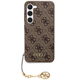 GUESS Huse pentru Samsung Galaxy A55, 4G Charms Collection Hardcase, maro