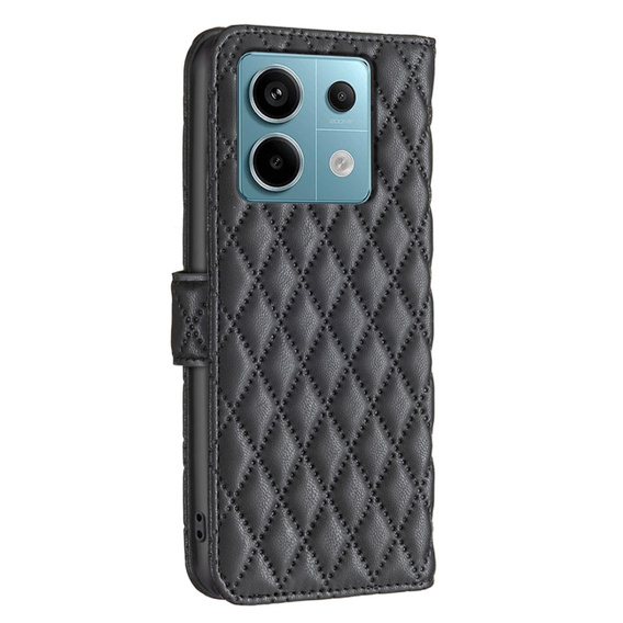 Cu clapetă pentru Xiaomi Redmi Note 13 Pro 5G, Wallet, BINFEN COLOR, negru