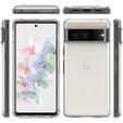 Huse pentru Google Pixel 7, Fusion Hybrid, transparentă
