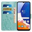 Cu clapetă pentru Samsung Galaxy A55 5G, Wallet, Butterfly, violet