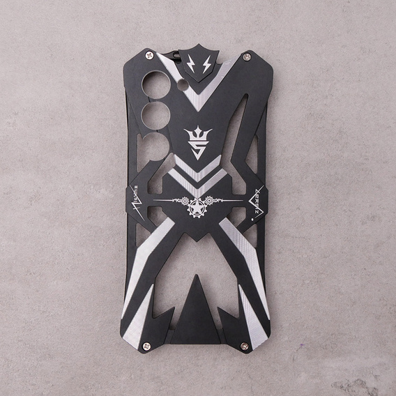 Husă blindată pentru Samsung Galaxy S23, Aluminum Alloy, negru