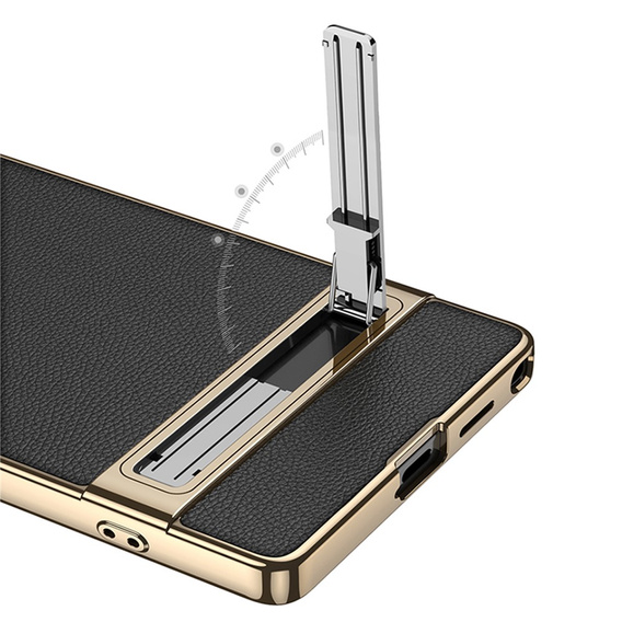 Husă din piele Electro Frame cu suport pentru Samsung Galaxy S26 Ultra