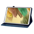 Husa pentru Samsung Galaxy Tab A7 Lite, Wallet Pen Slot, albastru