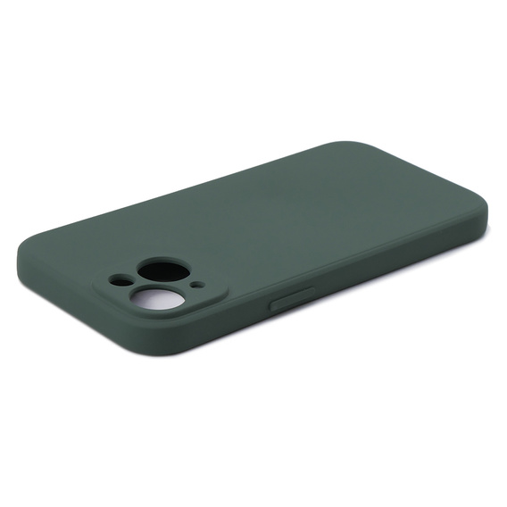 Husa pentru iPhone 15, Silicone Lite, verde închis