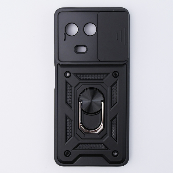 Husă blindată pentru Realme 11 5G, CamShield Slide, negru