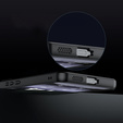 Husă pentru Xiaomi Redmi Note 14 4G, pentru MagSafe, ERBORD Matt Case, negru + sticlă pentru ecran