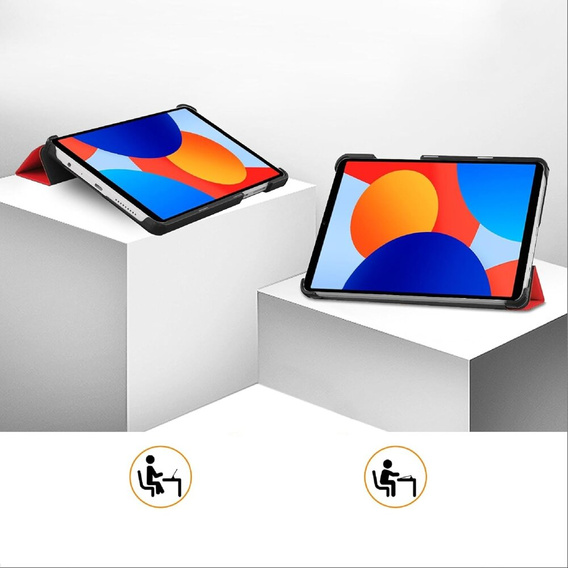 Husă pentru Xiaomi Redmi Pad SE 8.7, Smartcase, roșu