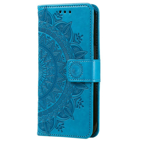 Cu clapetă pentru Samsung Galaxy A55 5G, Mandala Flower, verde