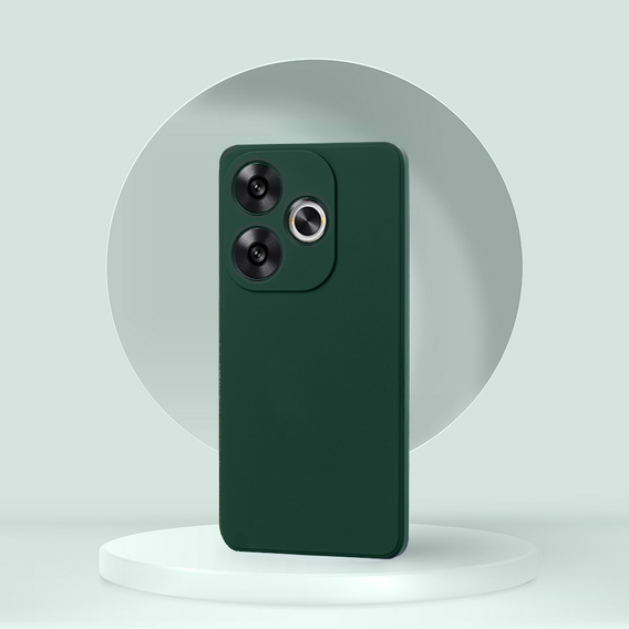 Husa pentru Xiaomi Poco F6, Silicone Lite, verde