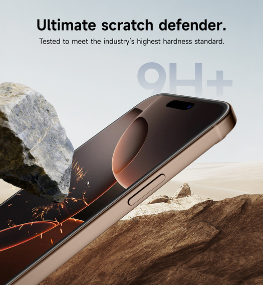 2x sticlă temperată SURITCH pentru iPhone 16 Pro Max