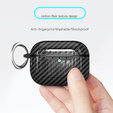 Husă TPU texturată din fibră de carbon pentru AirPods Pro 3
