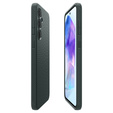 Carcasa Spigen pentru Samsung Galaxy A55 5G, Liquid Air, verde + 9H Tempered Glass
