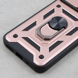 Husă blindată pentru Xiaomi Redmi 12, CamShield Slide, roz rose gold