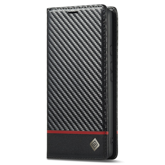 Carcasă cu clapetă pentru Google Pixel 8A, Carbon LC.IMEEKE, negru