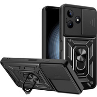 Husă blindată pentru Realme C63, CamShield Slide, negru