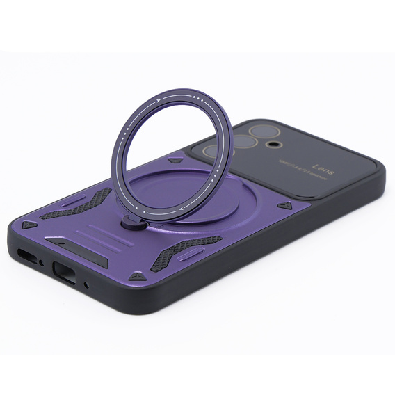 Husă blindată pentru Samsung Galaxy A54 5G, CamShield MagSafe, violet