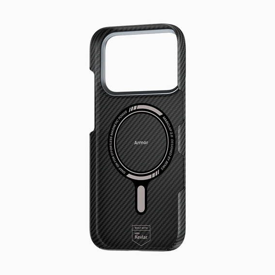 BENKS Kevlar Armor Air Carbon Fiber 600D A070 la cazul MagSafe pentru iPhone 17 Pro Max