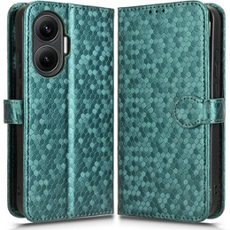 Wallet Rhombus flip caz pentru Xiaomi Poco F7 5G