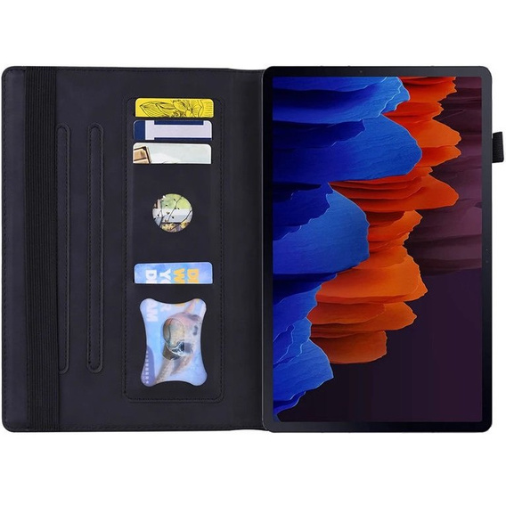 Husă pentru Lenovo Tab P12 Pro 12.6, Classic, cu spațiu pentru stylus, negru