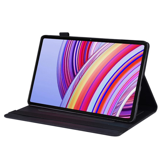 Husă pentru Xiaomi Redmi Pad Pro / Xiaomi Poco Pad, Classic, cu spațiu pentru stylus, negru