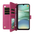 Carcasă cu clapetă pentru Xiaomi Redmi A5, Crossbody Leather Wallet, maroon