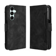 Carcasă cu clapetă pentru Oppo Reno 14F, slot pentru carduri, portofel, negru