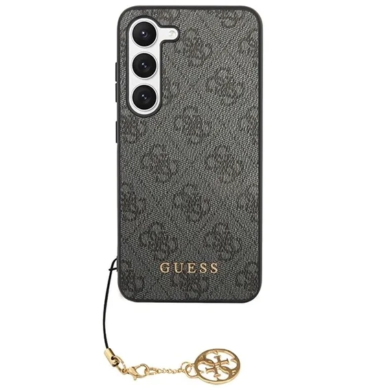 GUESS Huse pentru Samsung Galaxy S24+ Plus, 4G Charms Collection Hardcase, gri