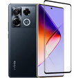 Sticlă călită 3D pentru Infinix Note 40 Pro Plus, cadru negru