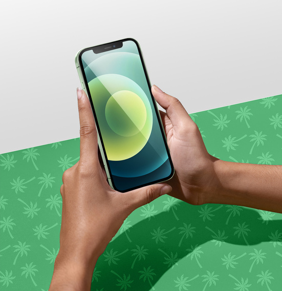 Sticlă temperată 5D Full Glue Smart Palm pentru iPhone 12/12 Pro