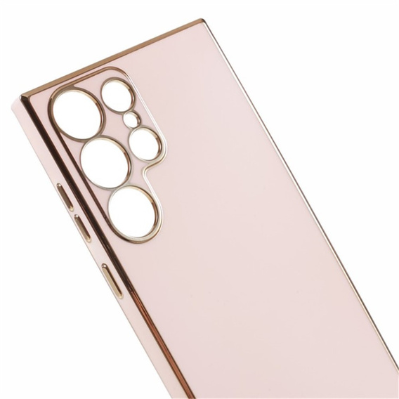 Husă pentru Samsung Galaxy S24 Ultra, Glamour CamShield, roz