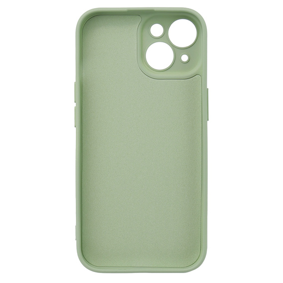 Husa pentru iPhone 15 Plus, Silicone Lite, verde