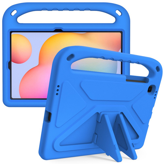 Husă pentru copii pentru Samsung Galaxy Tab S6 Lite 2022 / 2020, husă pentru copii cu mâner, albastru
