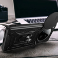 Husă blindată pentru Oppo Find X8 Pro, CamShield Slide, negru