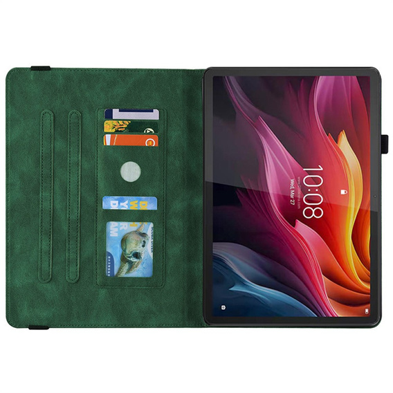 Husă tip fluture cu suport și buzunare pentru Lenovo Idea Tab 11" / Tab K11 11" (2 gen.)
