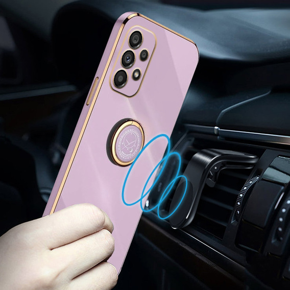 Huse pentru Samsung Galaxy A53 5G, Electro Ring, violet