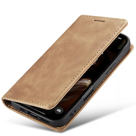 ERBORD Vintage caz - flip portofel pentru iPhone 17 Pro Max