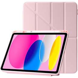 Husă pentru iPad 10.9" 2022 (10 gen.), Origami, roz rose gold