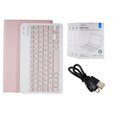 Carcasă + tastatură Lenovo Tab M10 Plus Gen 3 TB-125F TB-128F, roz rose gold