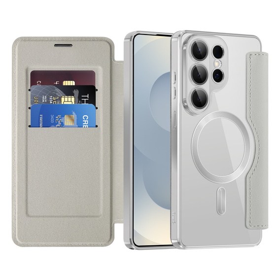 Husă RFID Wallet MagSafe cu protecție pentru cameră pentru Samsung Galaxy S26 Ultra